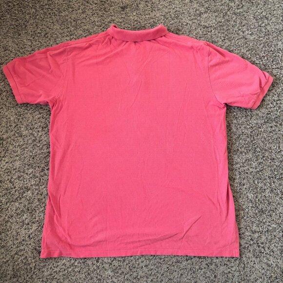 Polo Ralph Lauren Mens XLT Pink Short Sleeve Polo Shirt Embroidered Logo Cotton - Picture 2 of 5